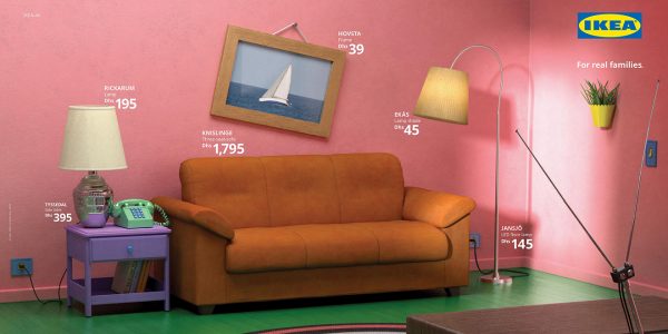 IKEA recreate the Simpsons' living room