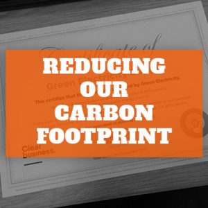 Reducing Our Carbon Footprint Cover Image