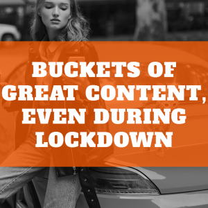 Cover photo for the Buckets of Great Content Even During Lockdown blog post